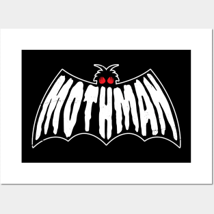 Mothman Wings Logo Posters and Art